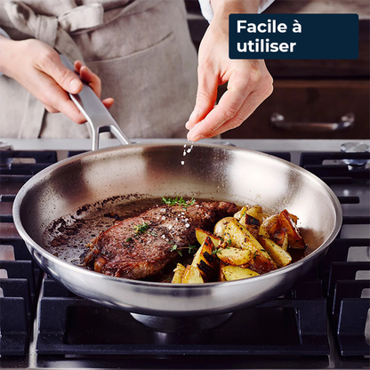 Poêle en acier inoxydable MIRO