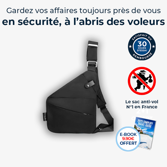 SafeBag - Sac à bandoulière antivol