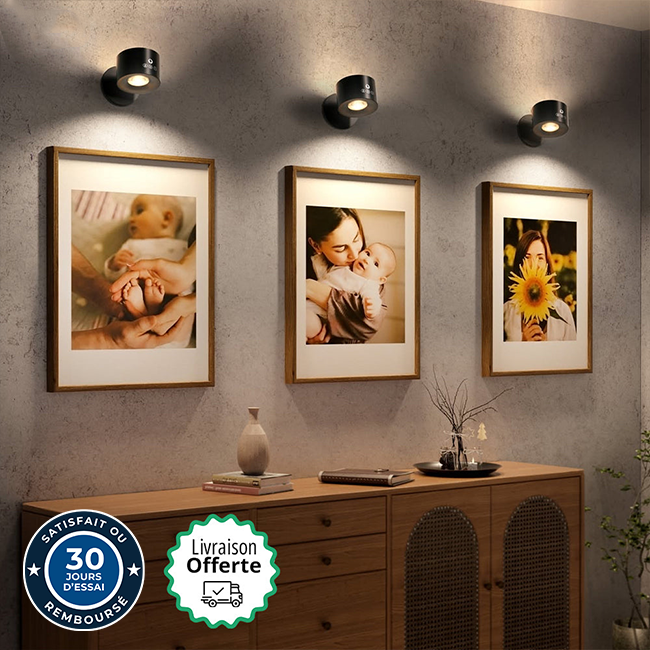Lampe murale LED sans fil