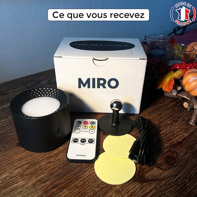Lampe murale LED sans fil