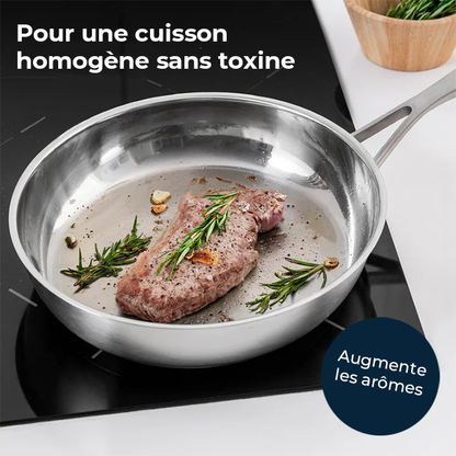 Poêle en acier inoxydable MIRO