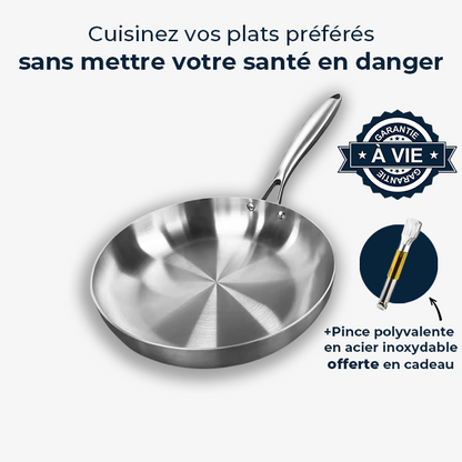 Poêle en acier inoxydable MIRO