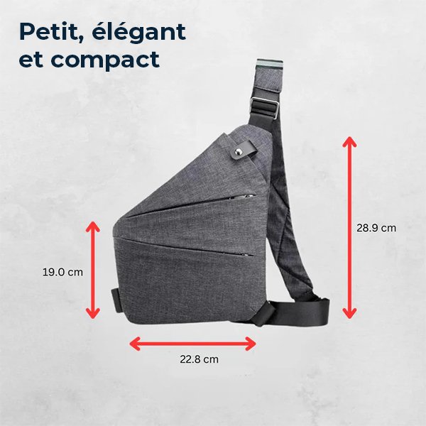 SafeBag - Sac à bandoulière antivol