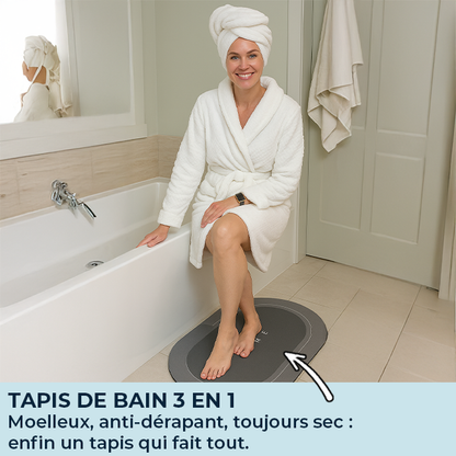 Absorbia - Tapis antidérapant ultra absorbant
