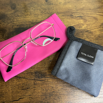 TotalClean Mini - Chiffon microfibre pour lunettes, smartphones & écrans
