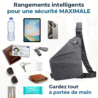 SafeBag - Sac à bandoulière antivol